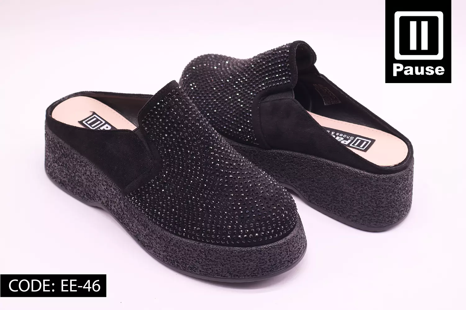 EE-46 GLITTER CLOGS  1