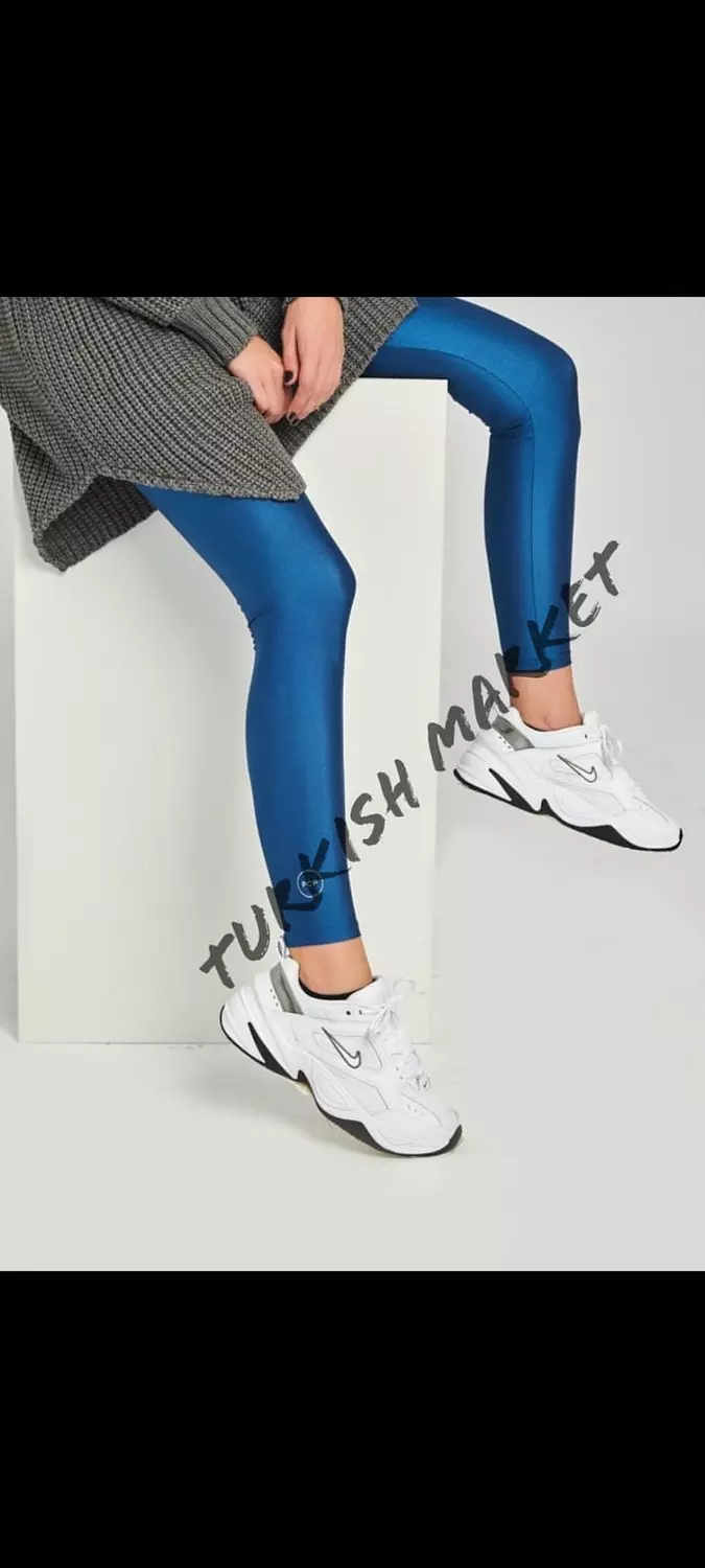 Plus Size Metallic leggings 12