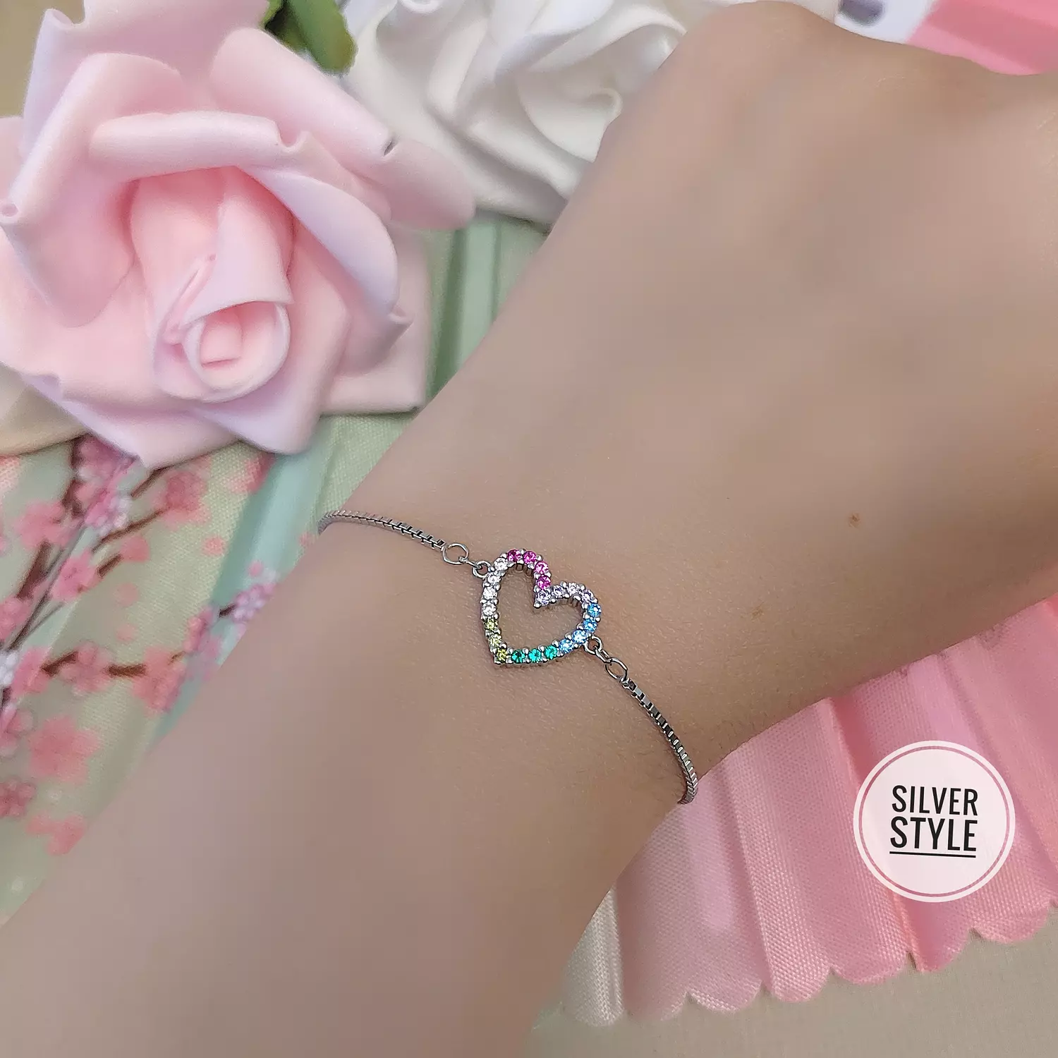 Colorful Heart Bracelet  image