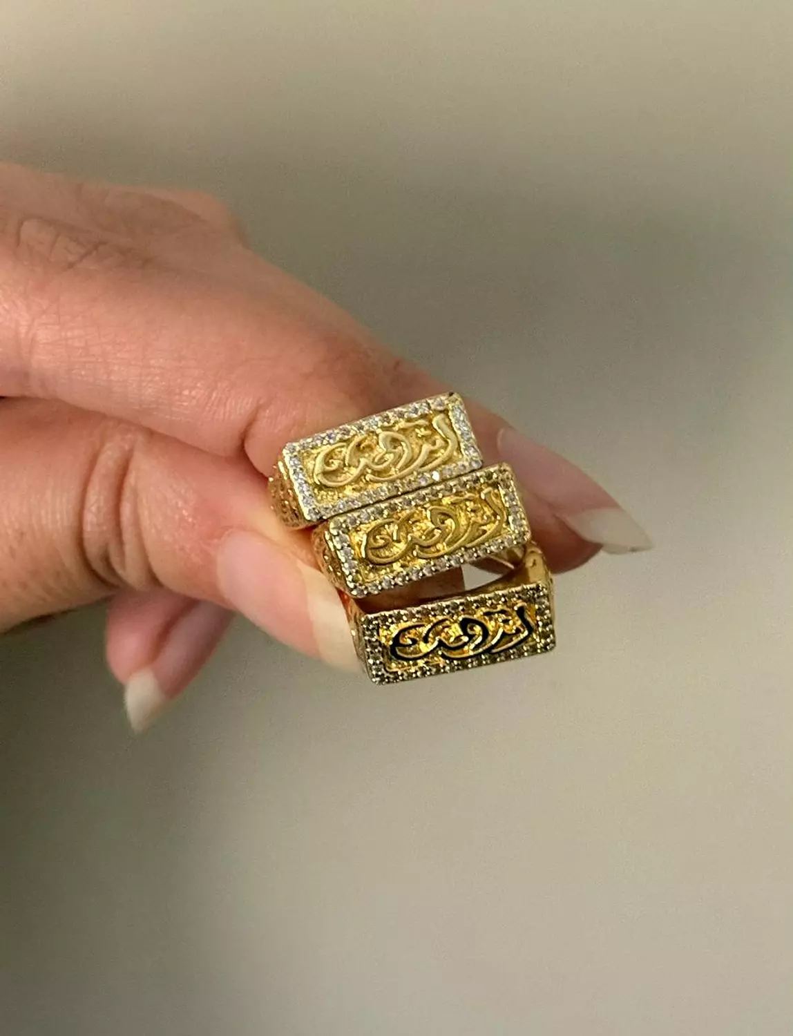 <p style="text-align: center"><span style="color: rgb(70, 71, 62)">أنت الحب ring</span></p>