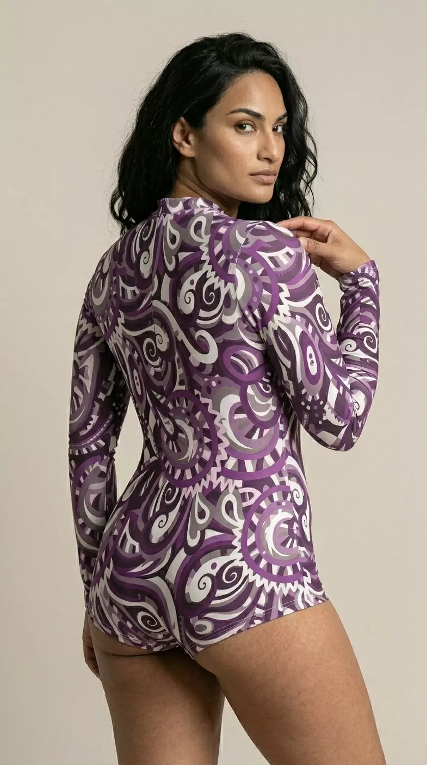 Long sleeve burkini rashguard  4