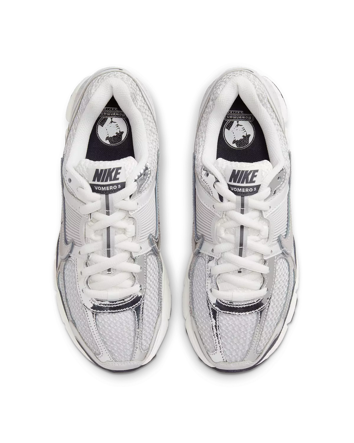Nike Zoom Vomero 5 White Silver  4