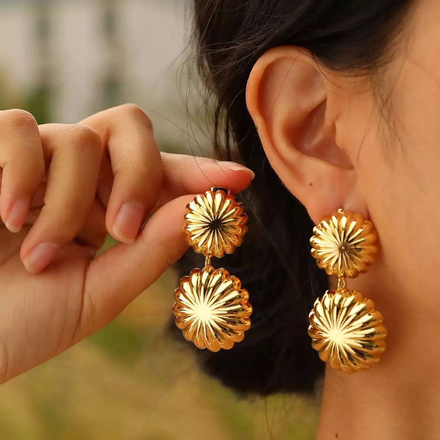 Double Round Earring image