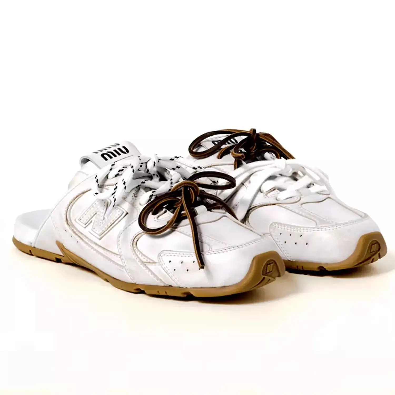 New Balance 530 SL Mule Miu Miu White 3