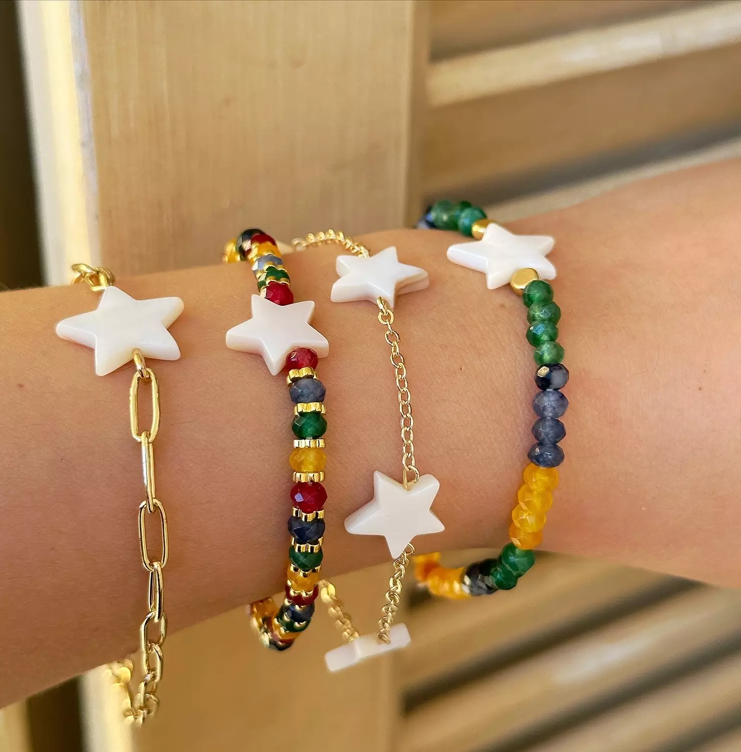 Tropical bracelets set  2
