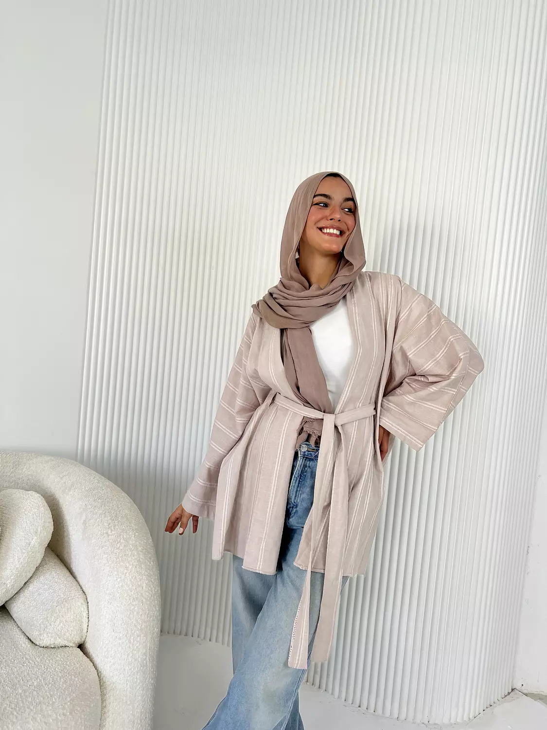 Summer Breeze Beige Cardigan 6