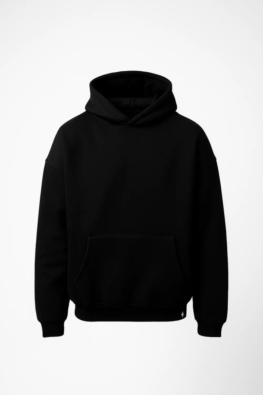 Oversized Black Hoodie – Classic Bold 3