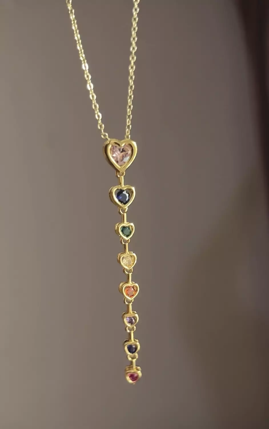 Colorful Heart Necklace  image