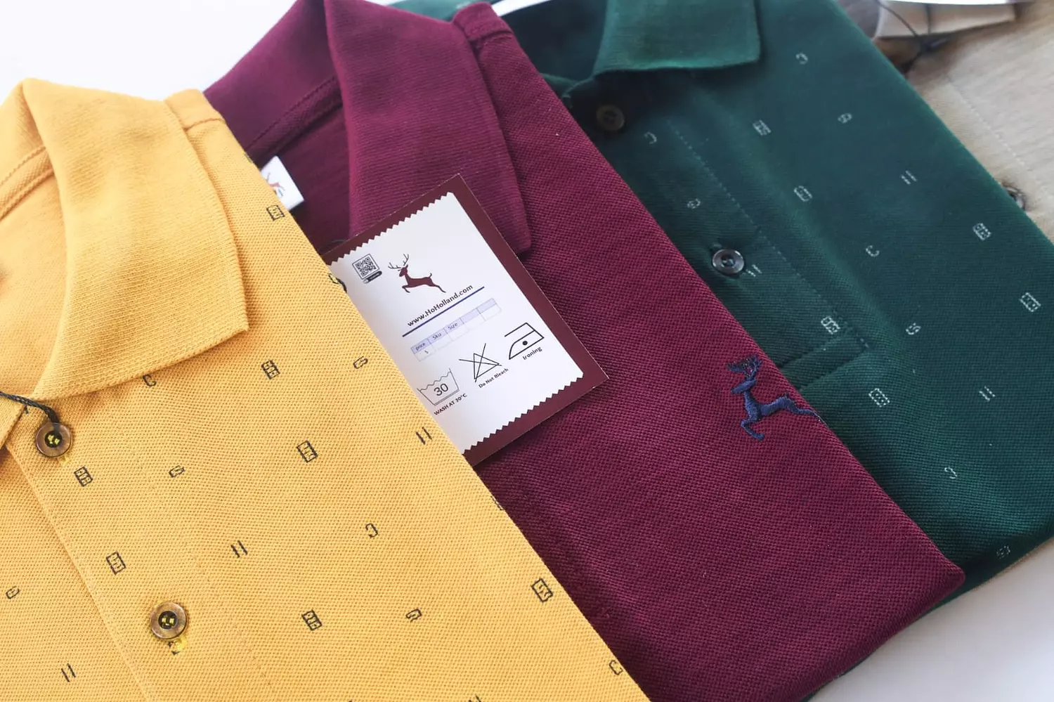 POLO TSHIRT - Dark Green (AB Printed)  4