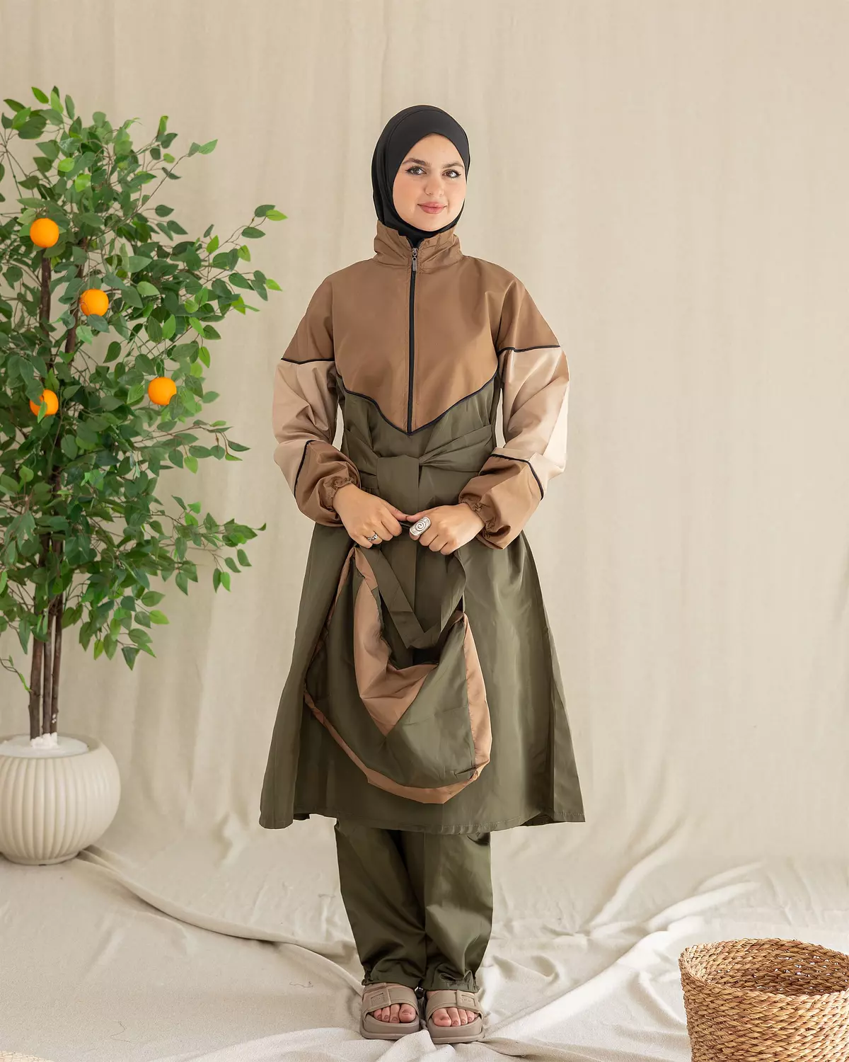 Burkini - Code 104 |  Beige & Café 4