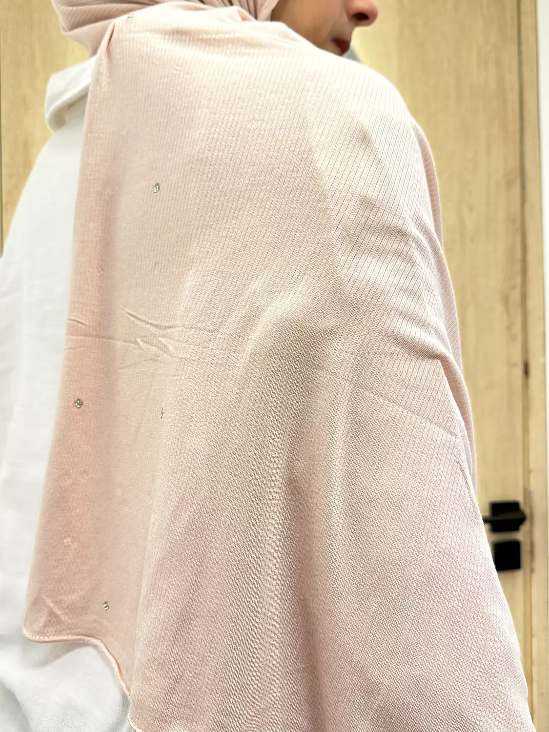 Blush Pink strass scarf 3