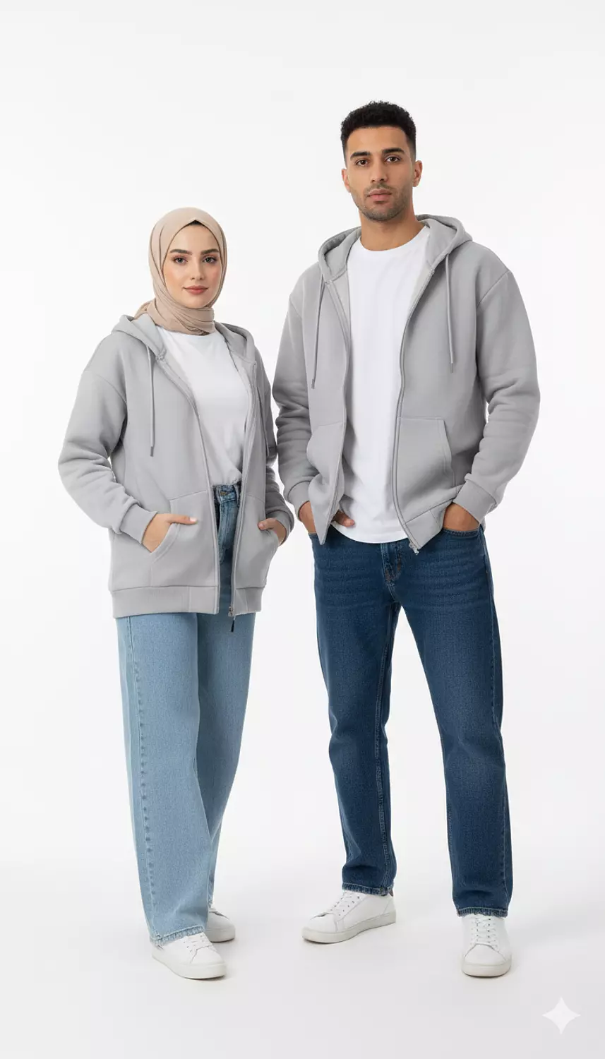 Daily Comfort Full-Zip Hoodie. 4