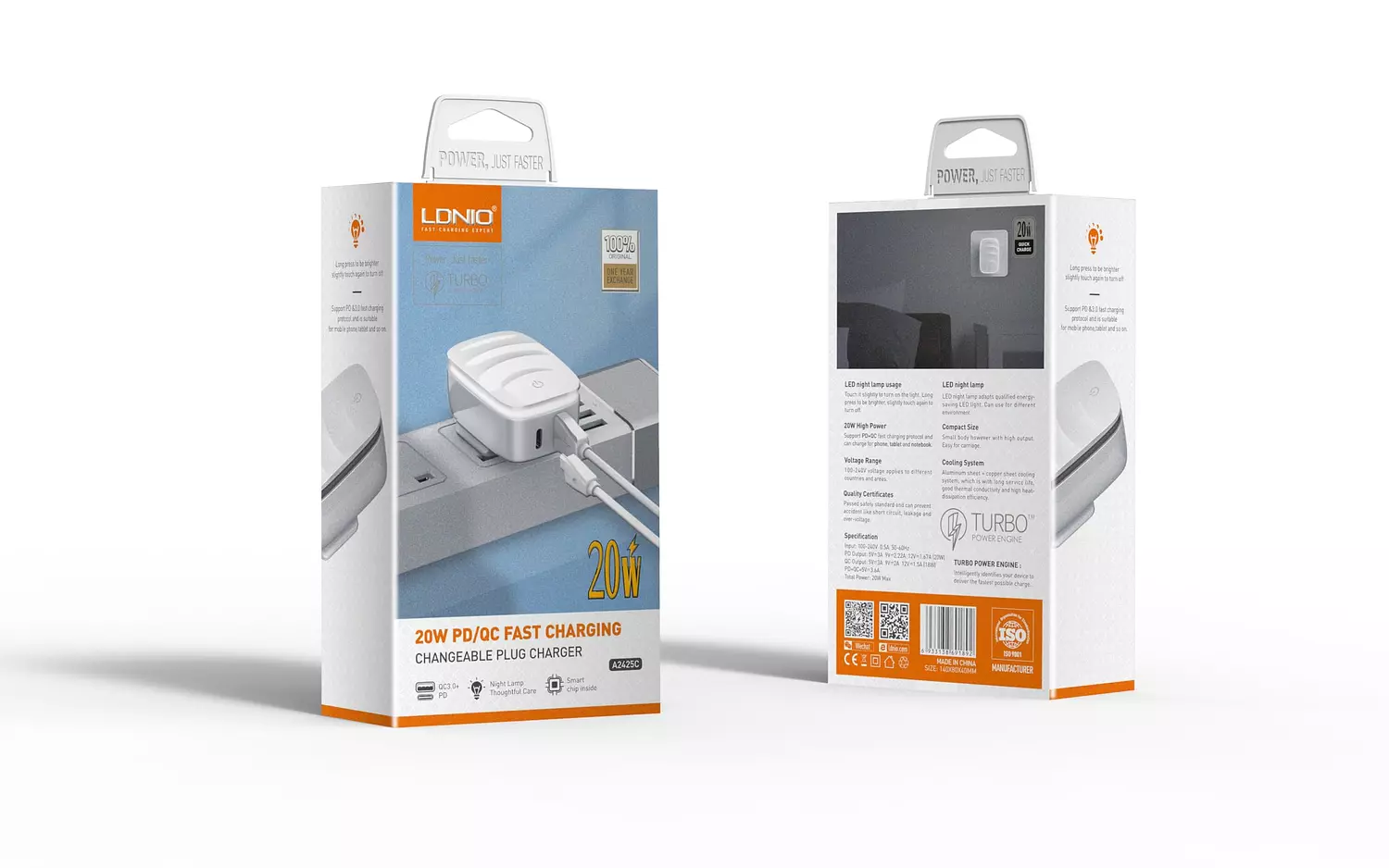 CHARGER LDNIO 20W A2425C image