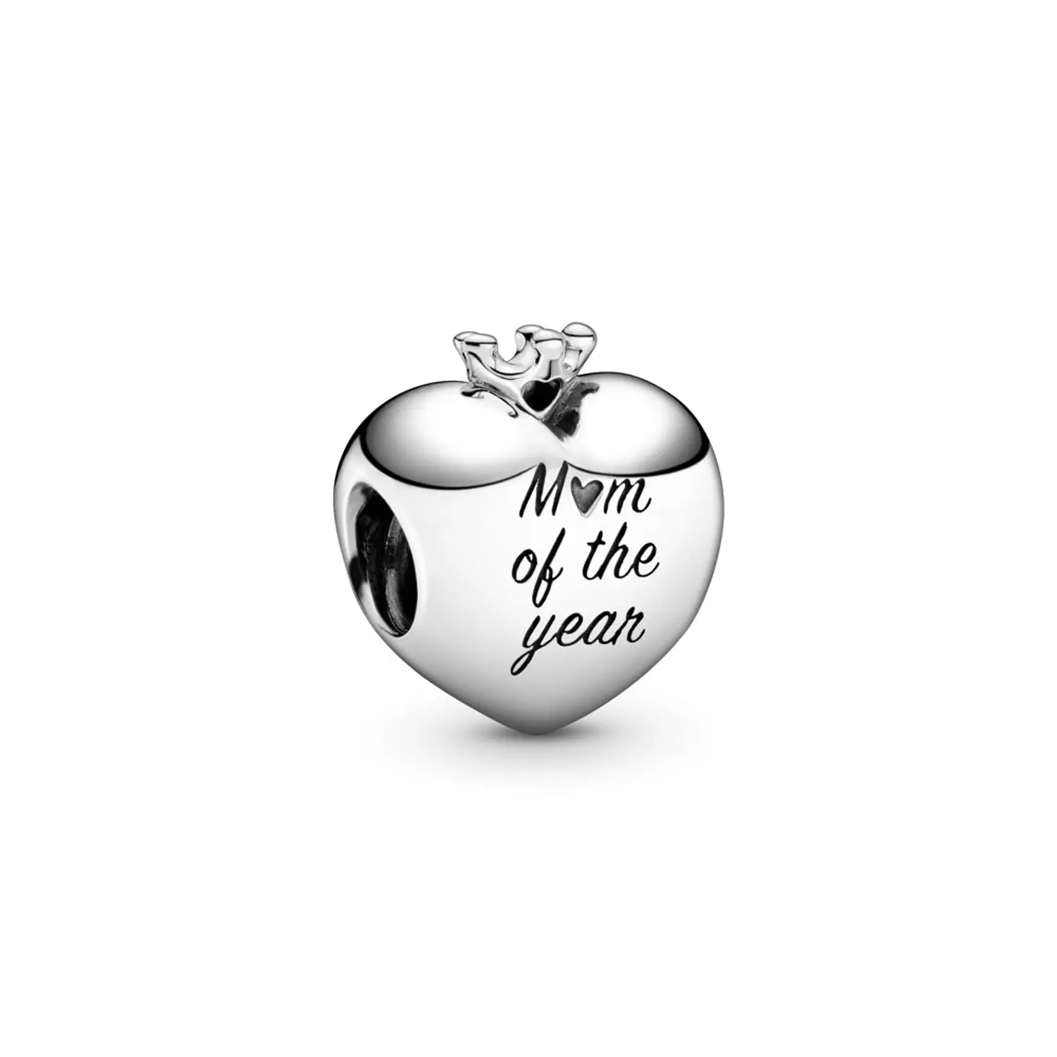 Heart sterling silver charm
