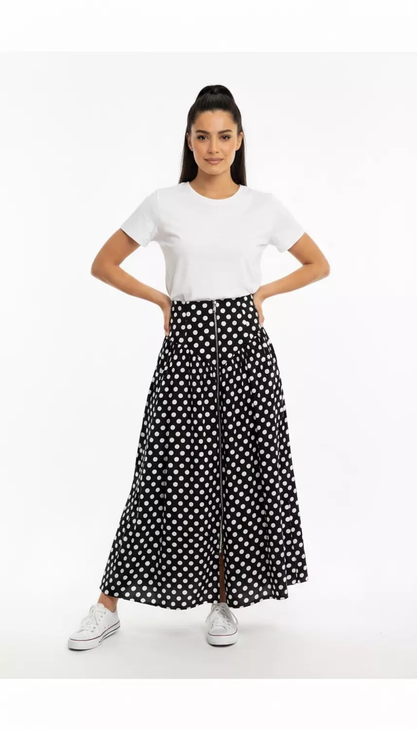 Polka dots corset skirt image