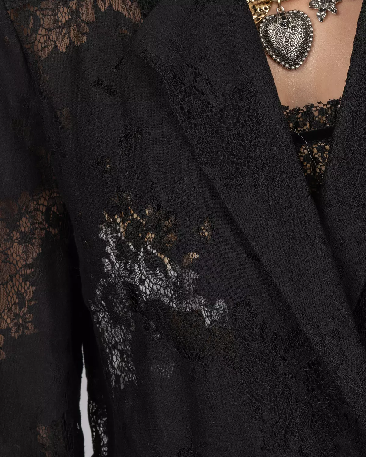 Black Lace Blazer 7