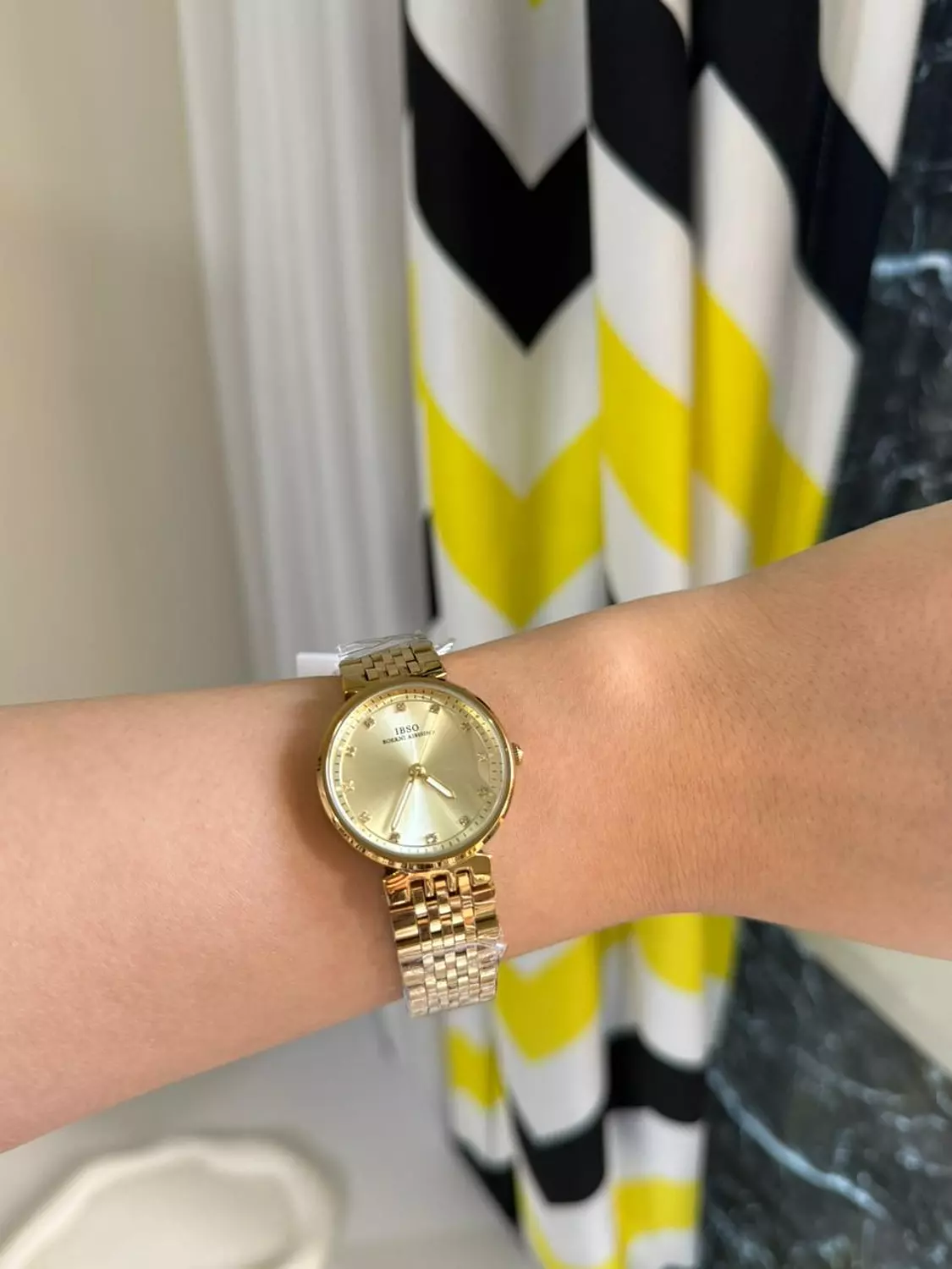 Gold ibso watch  image