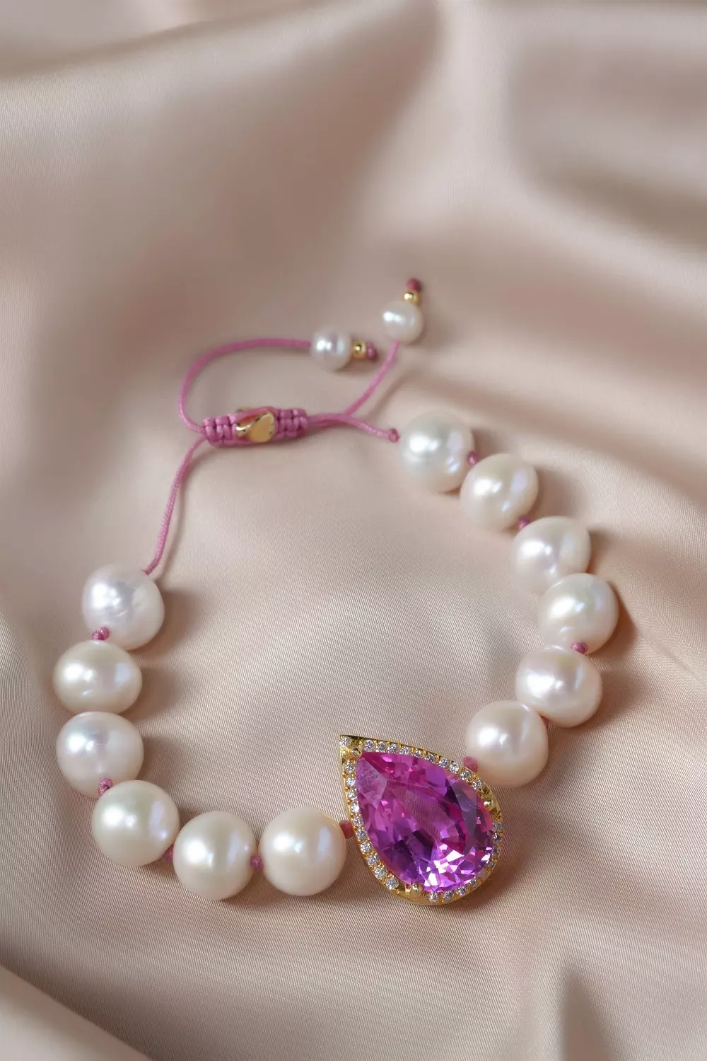 Pink Sapphire Bracelet image