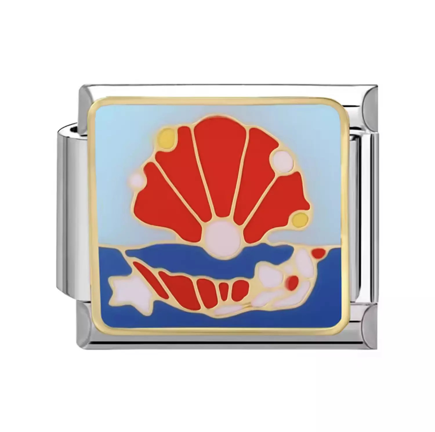 Red Seashell Charm  image
