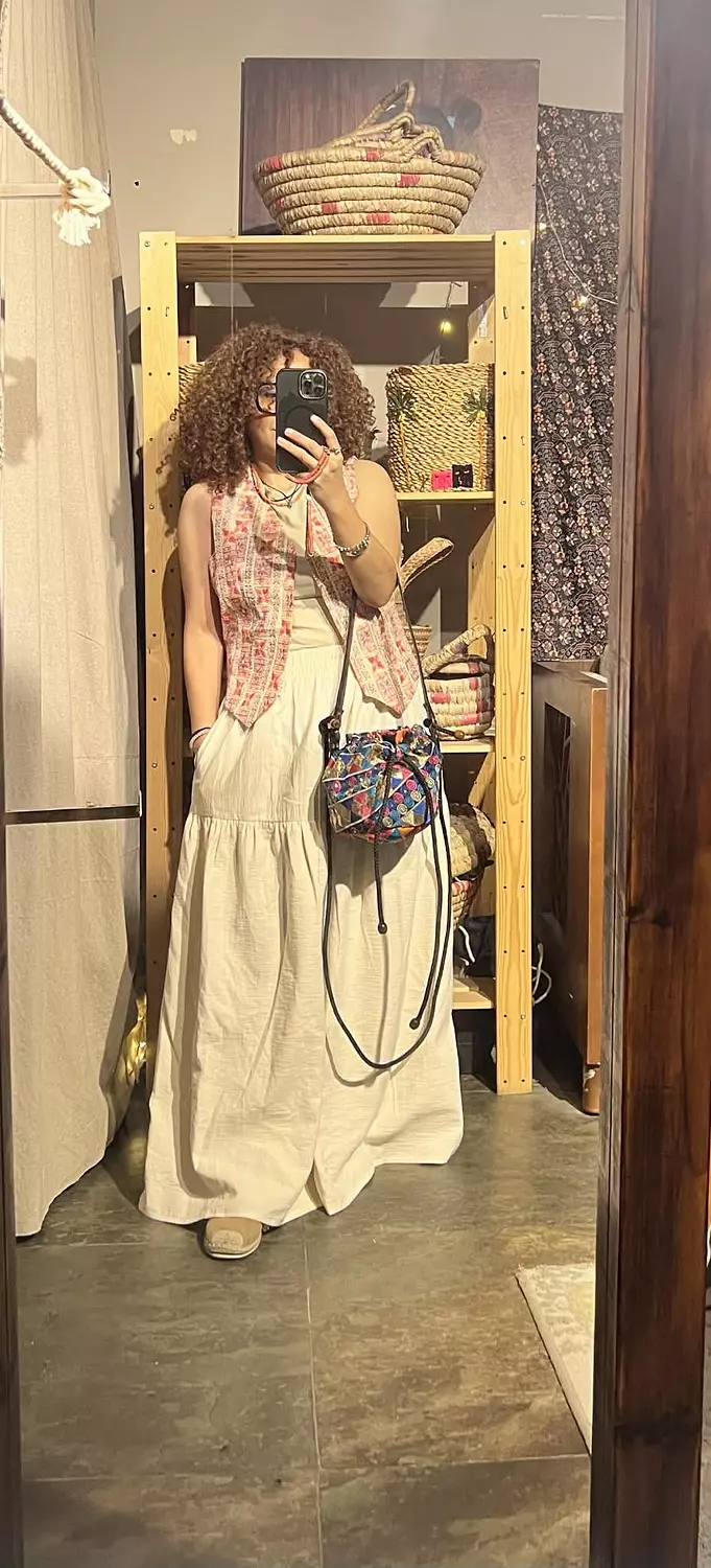 Linen sleeveless sirma vest 7