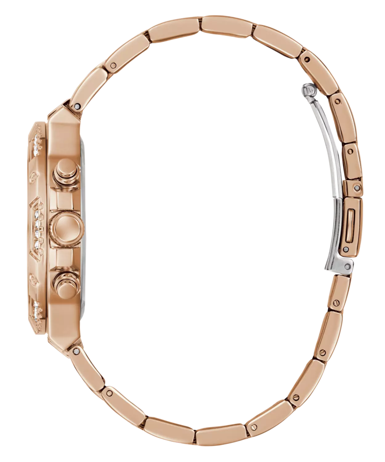 GUESS Ladies Rose Gold Tone Multi-function Watch 3