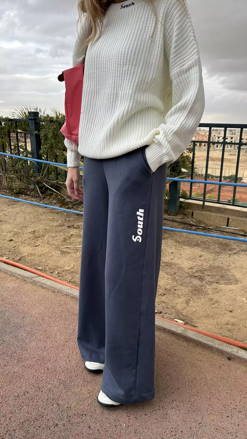 SOUTH DIG COTTON Grey SWEAT-PANT for girls  2