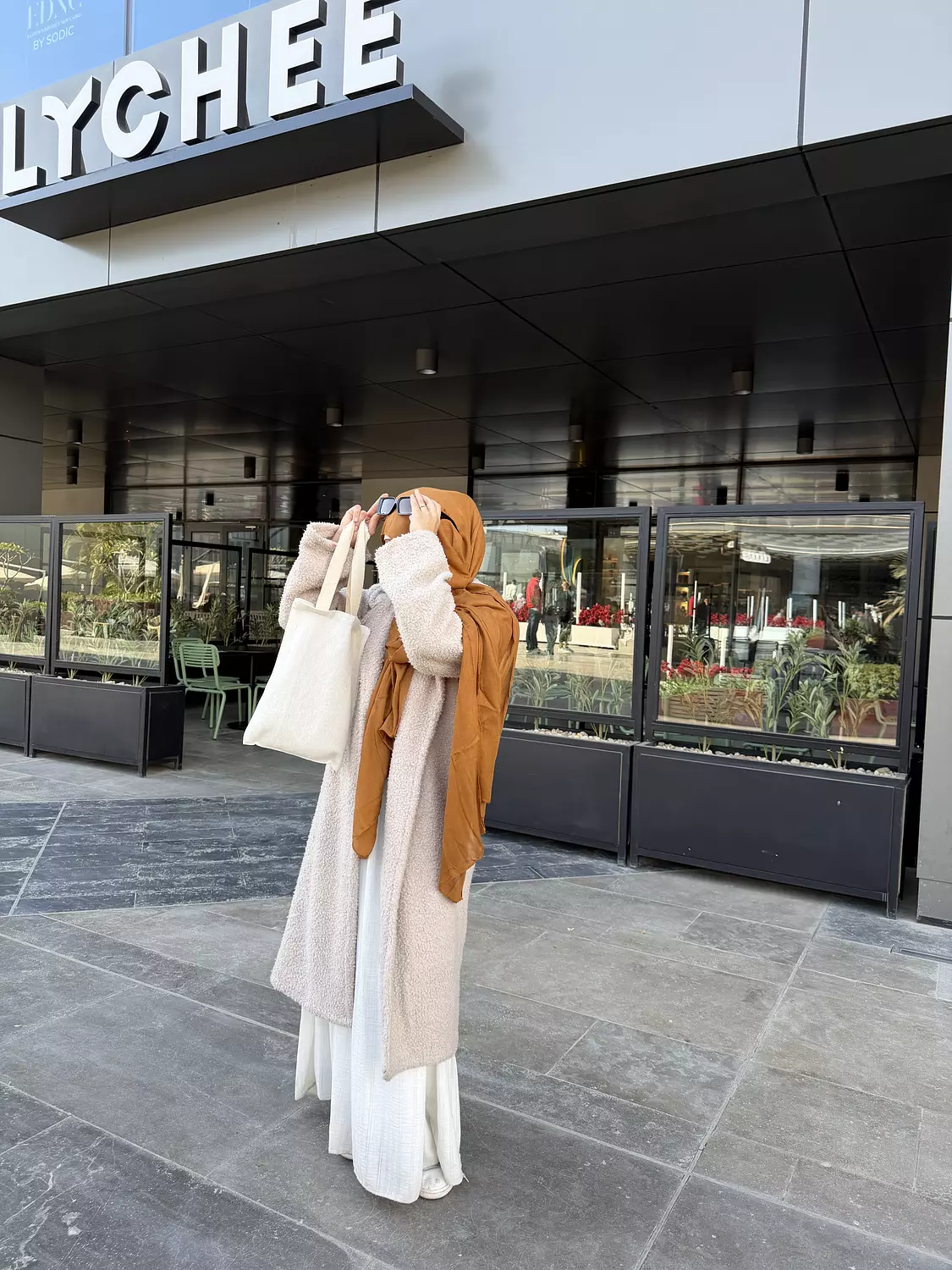 Modal Camel hijab  4