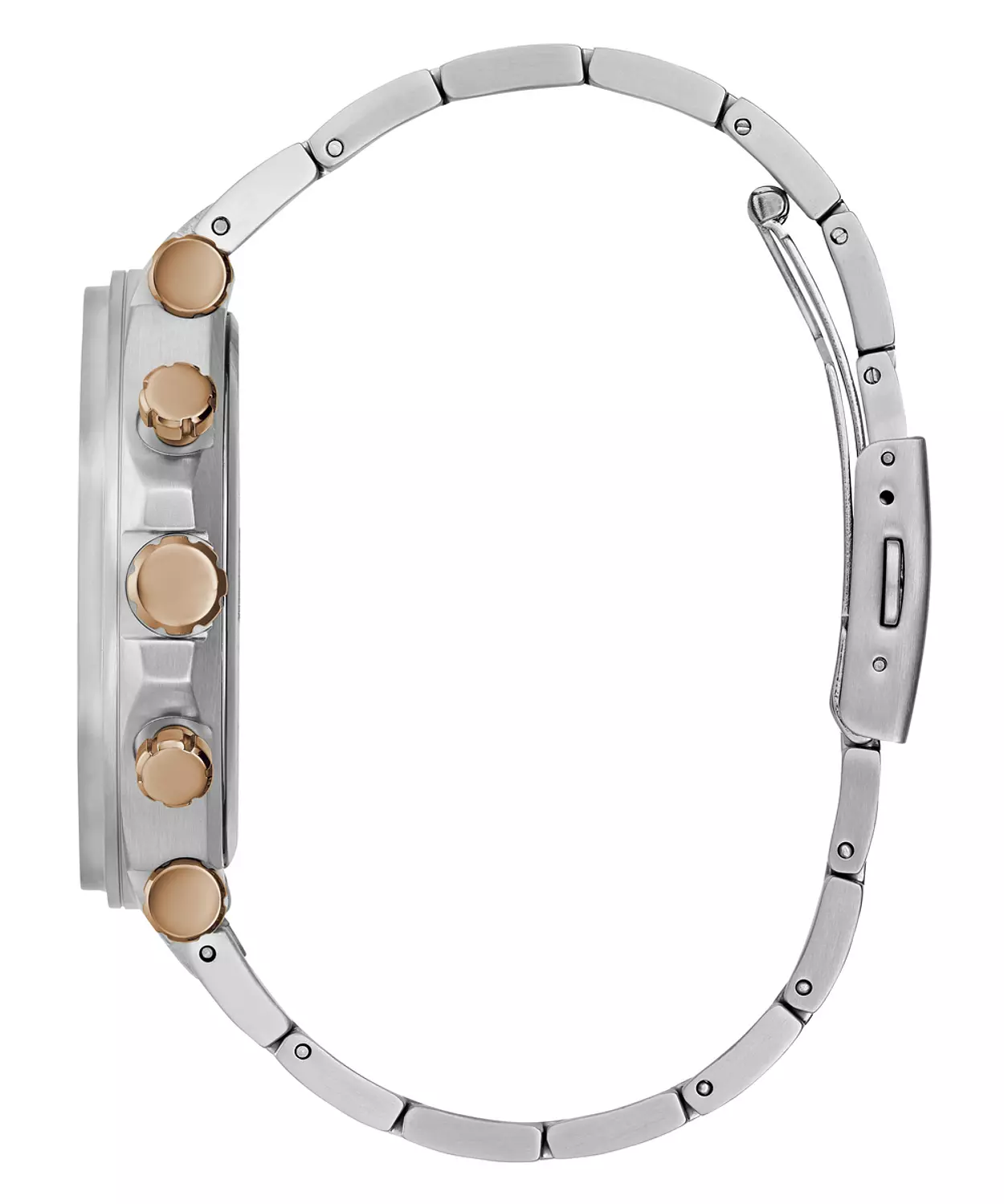 GUESS GW0539G1 ANALOG WATCH For Men Round Shape Silver Stainless Steel Brushed/Polished Bracelet 1
