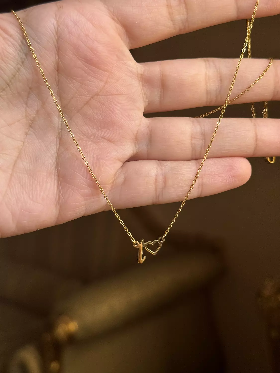 Letter Stainless Steel Necklace ( By Order ) image