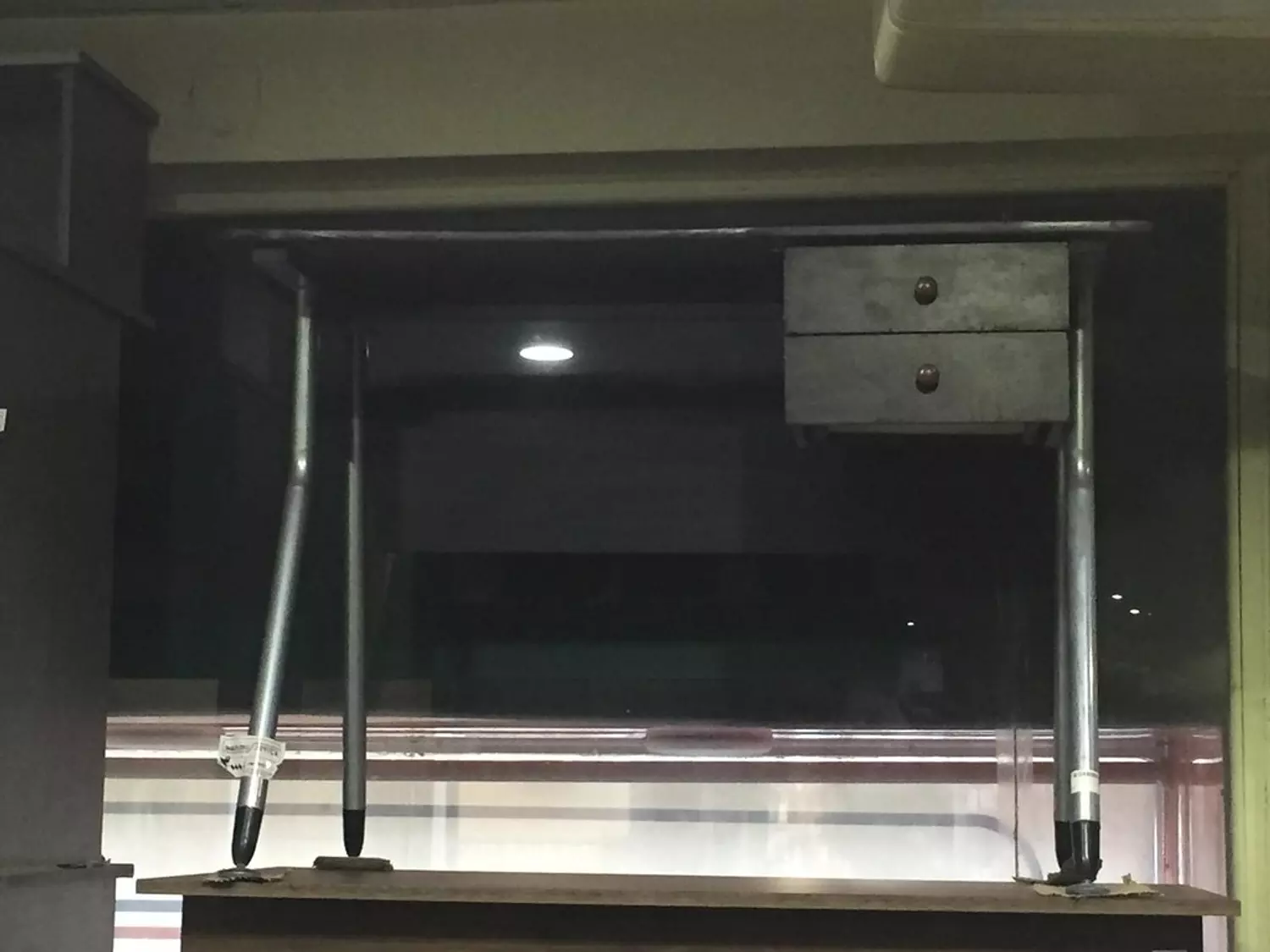 120 cm -style wood and metal office desk   image