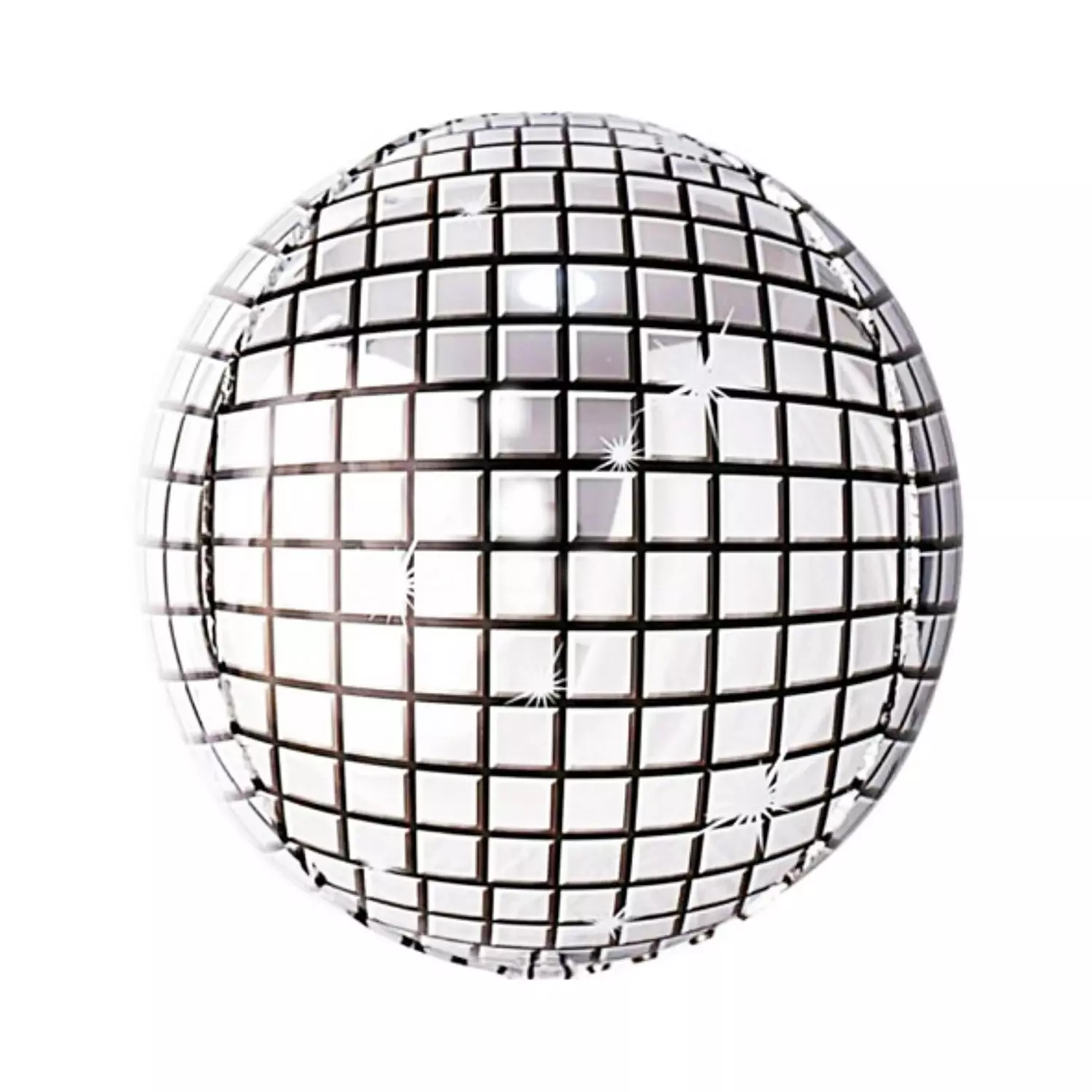 Silver Disco Ball Balloon