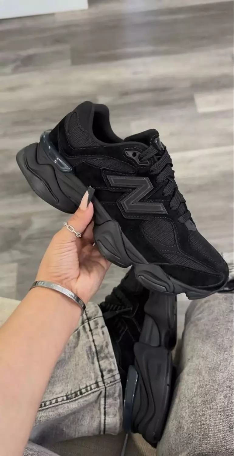 New Balance 9060 Triple Black   2