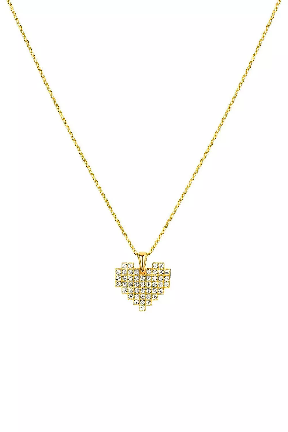  Silver Necklace Heart 1