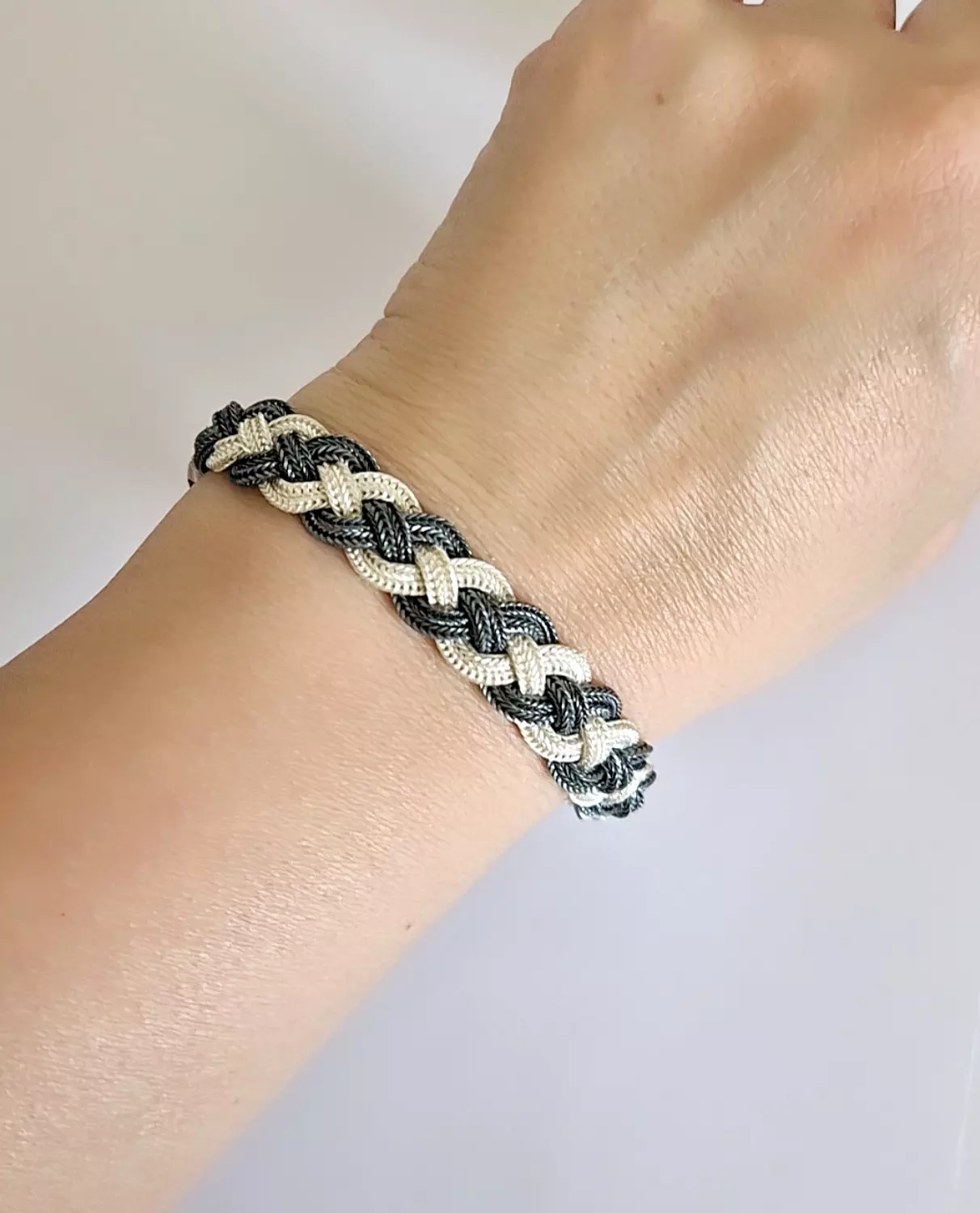 Two tone braided cord stap image