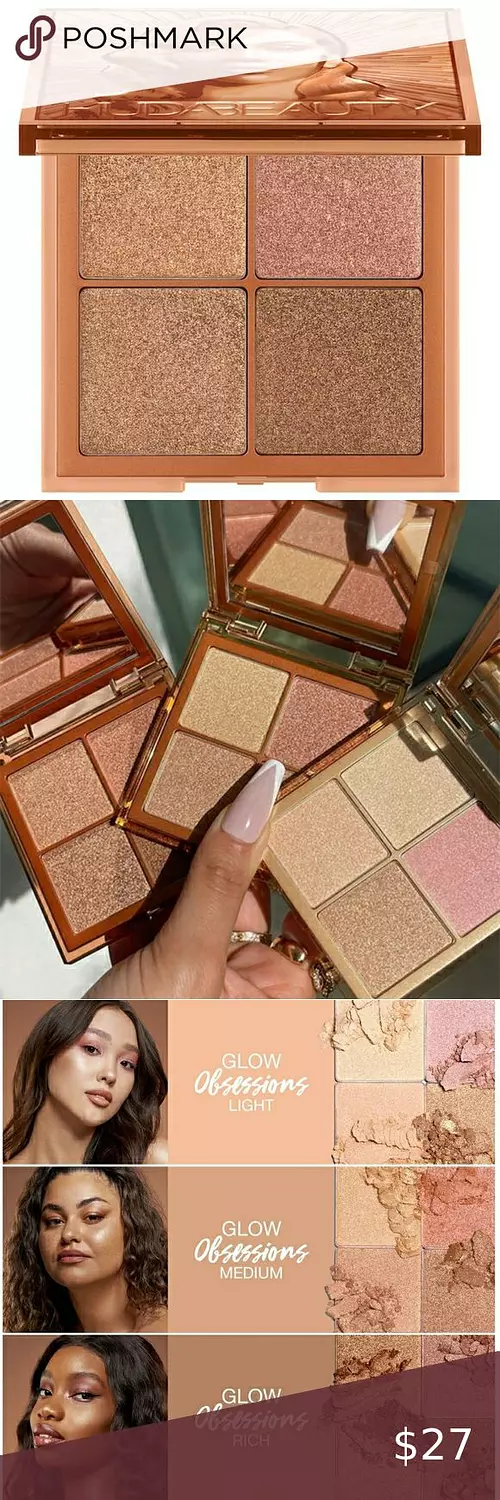 Huda Beauty Rich Glow Obsessions Mini Face Palatte 3