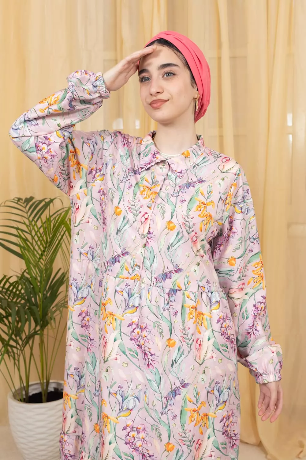  Linen viscos dress1 2