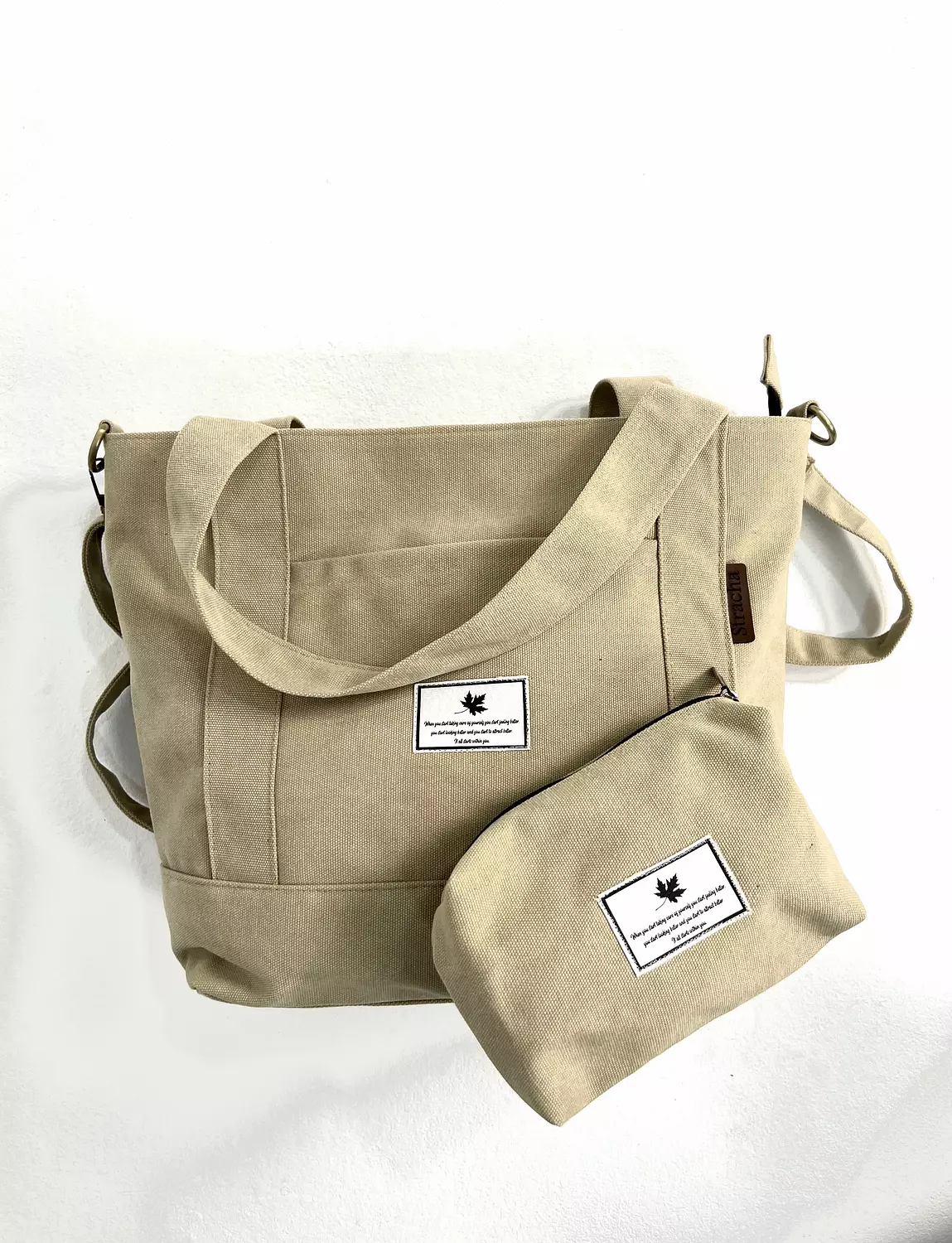 Sahara shoulder - beige hover image