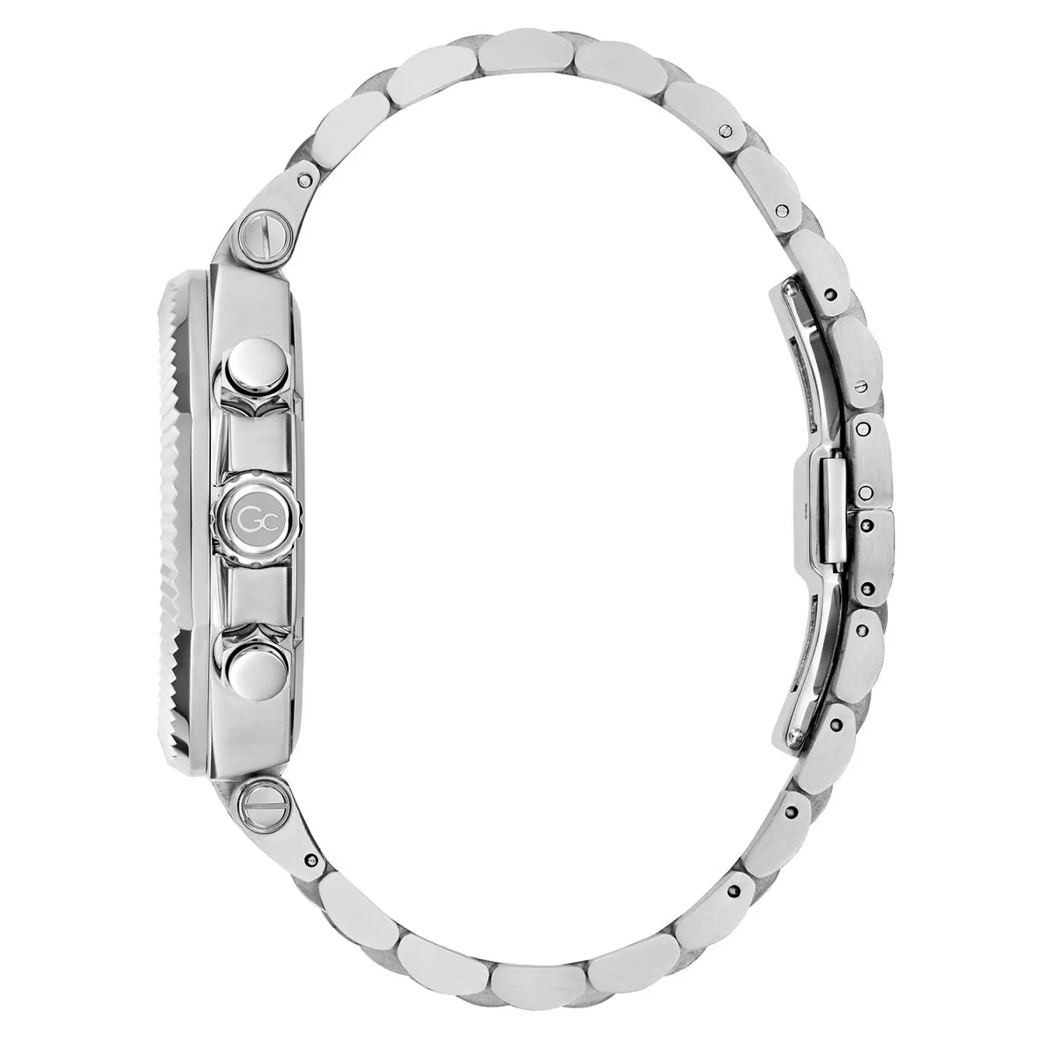 Gc Atlas Chrono Metal Men Watch Silver Stainless Steel Bracelet 1