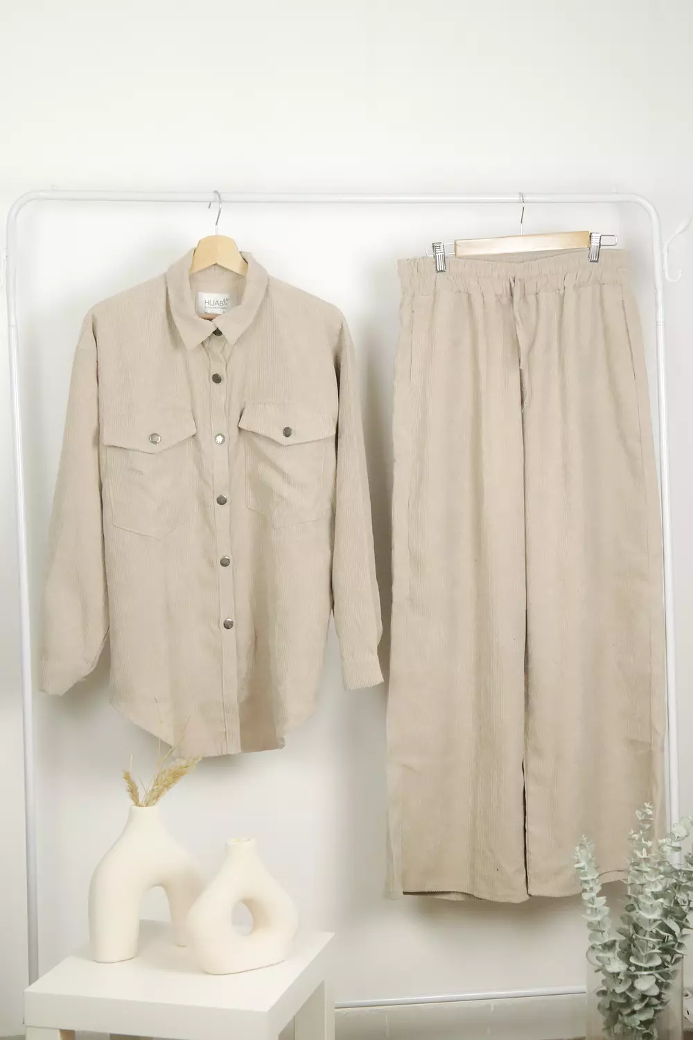Hijab Corduroy Suit  6