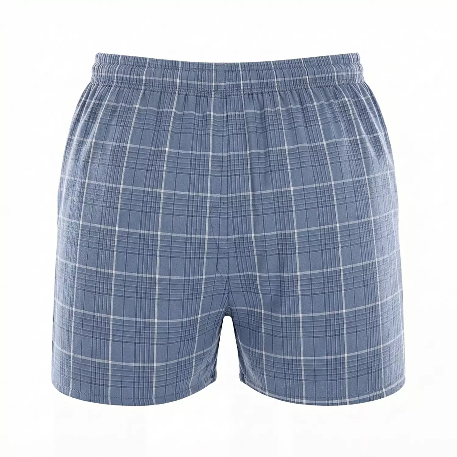Men's Plaid Boxer - 4333 - Blue hover image