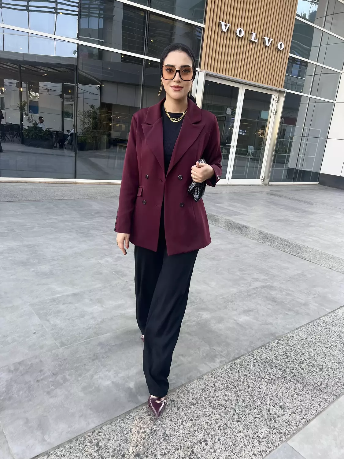 Blazer burgundy  2