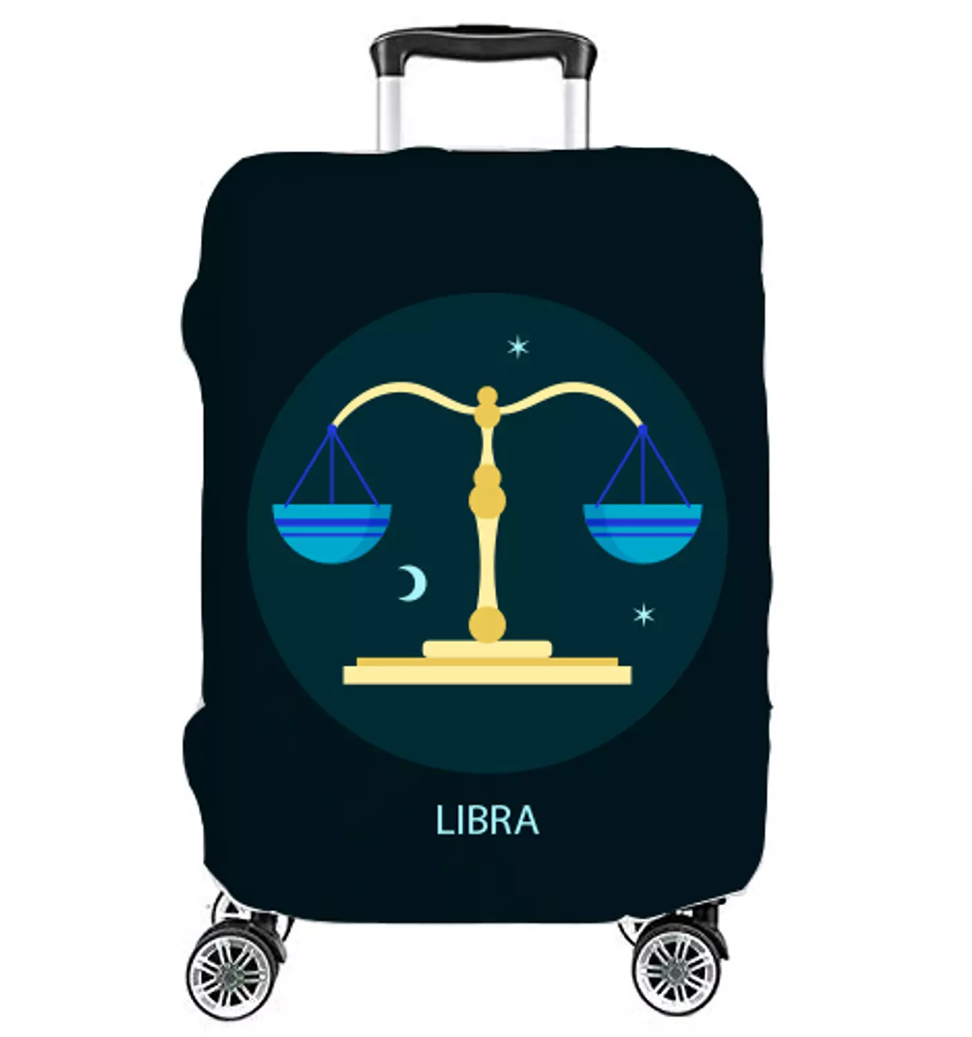 Suitcase Lycra Cover - Libra - Horoscope image