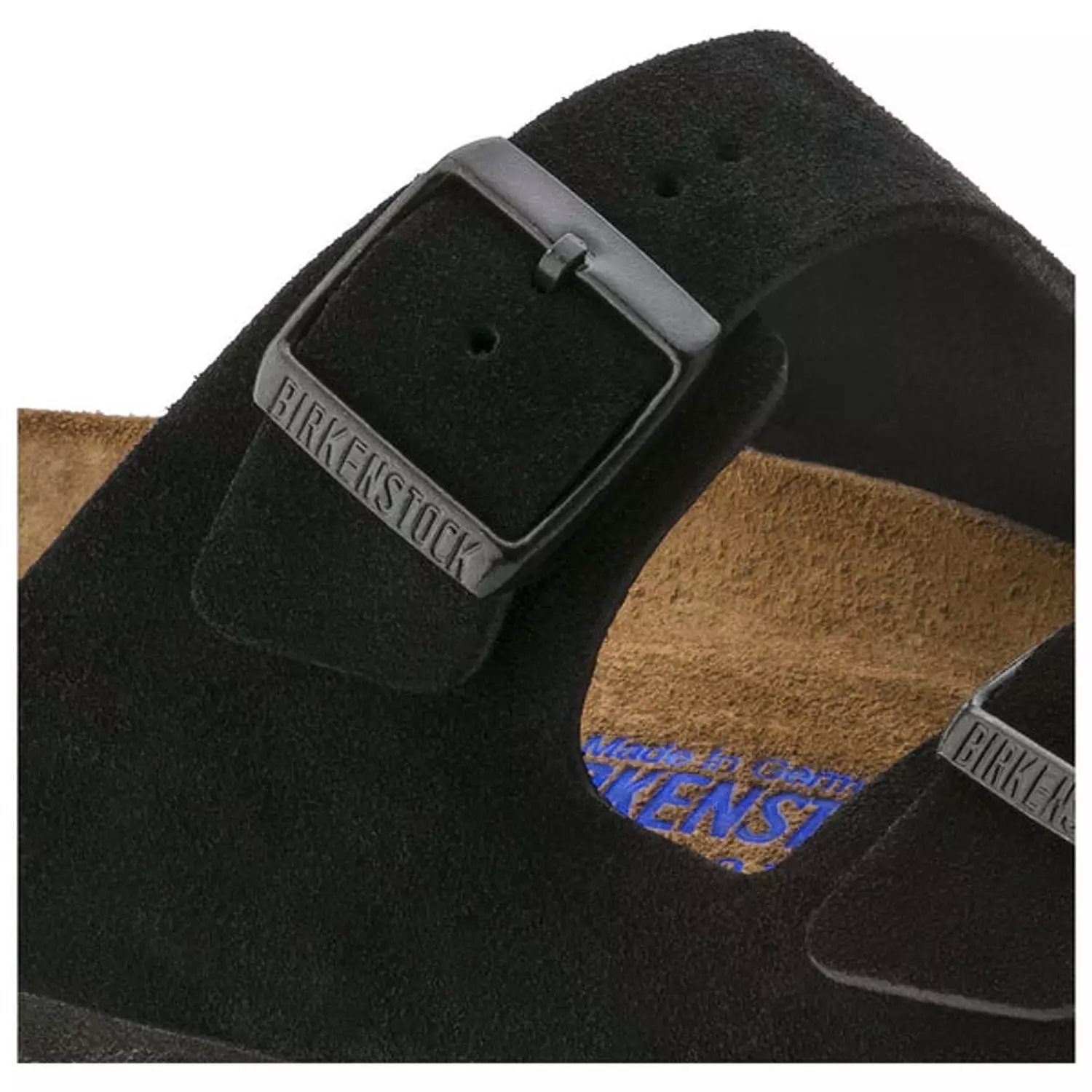 Birkenstock   Arizona   Suede   Leather   black 1