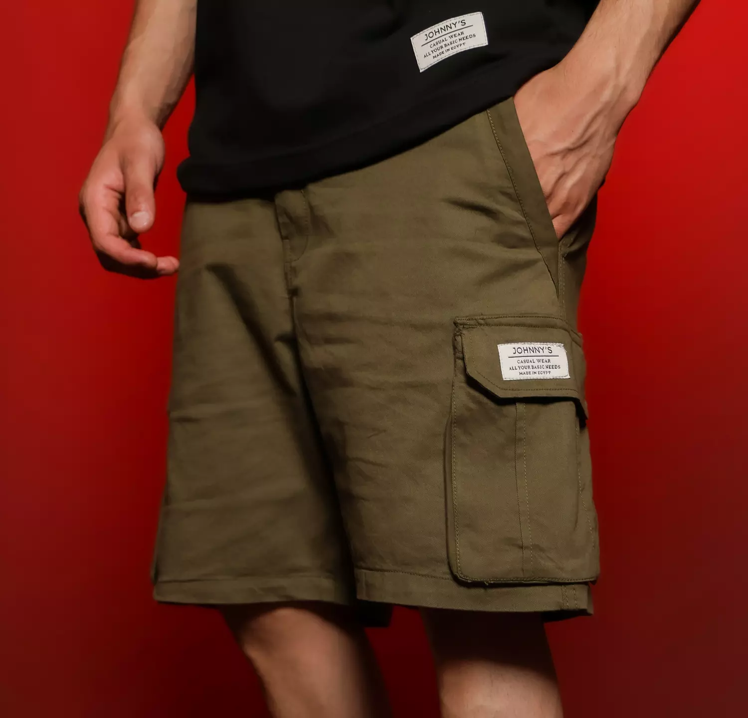 Gabardine Cargo Shorts 5