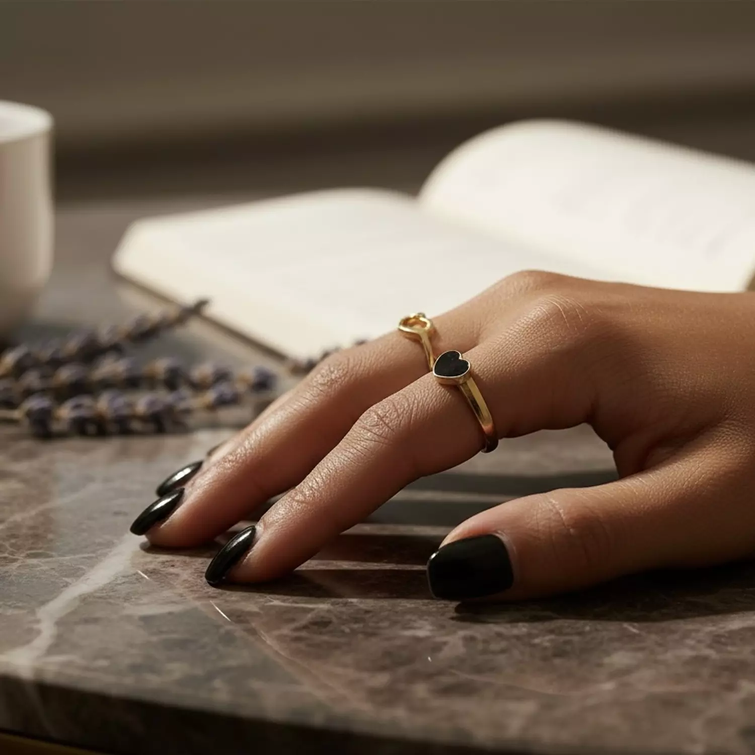 2-hearts rings  image