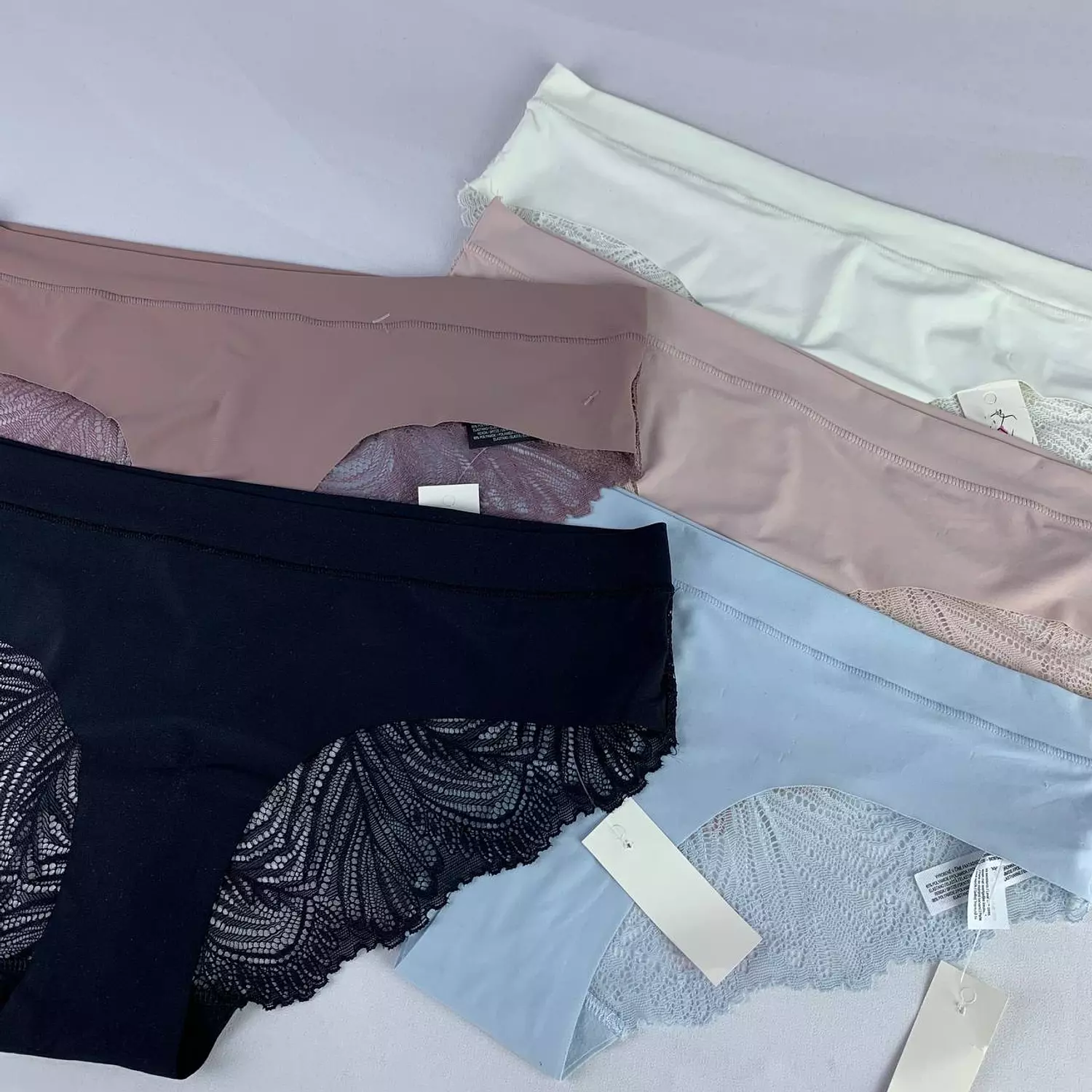 Jersey lingerie panty with lace from primark    1