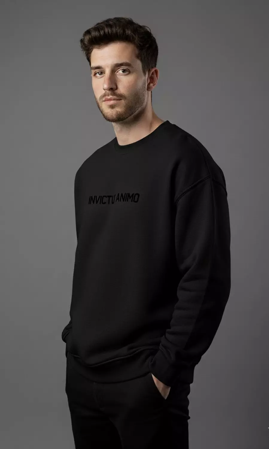 Premium Crewneck  _ Black image
