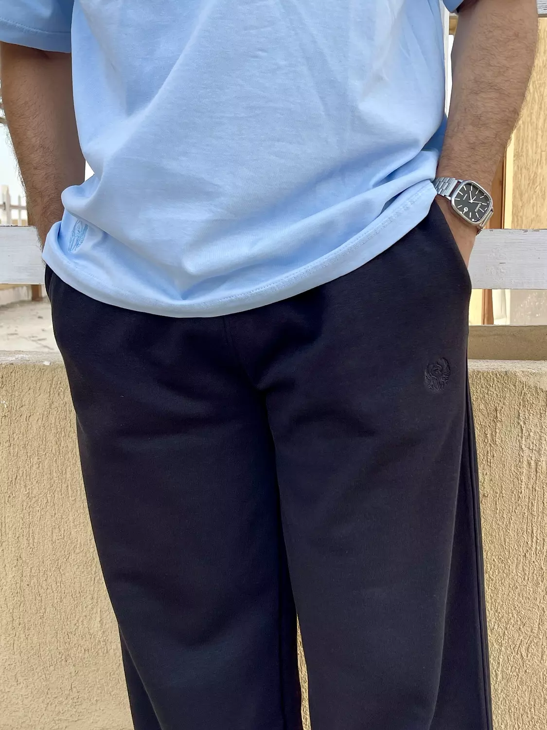 unisex sweatpants with soul embroidery image