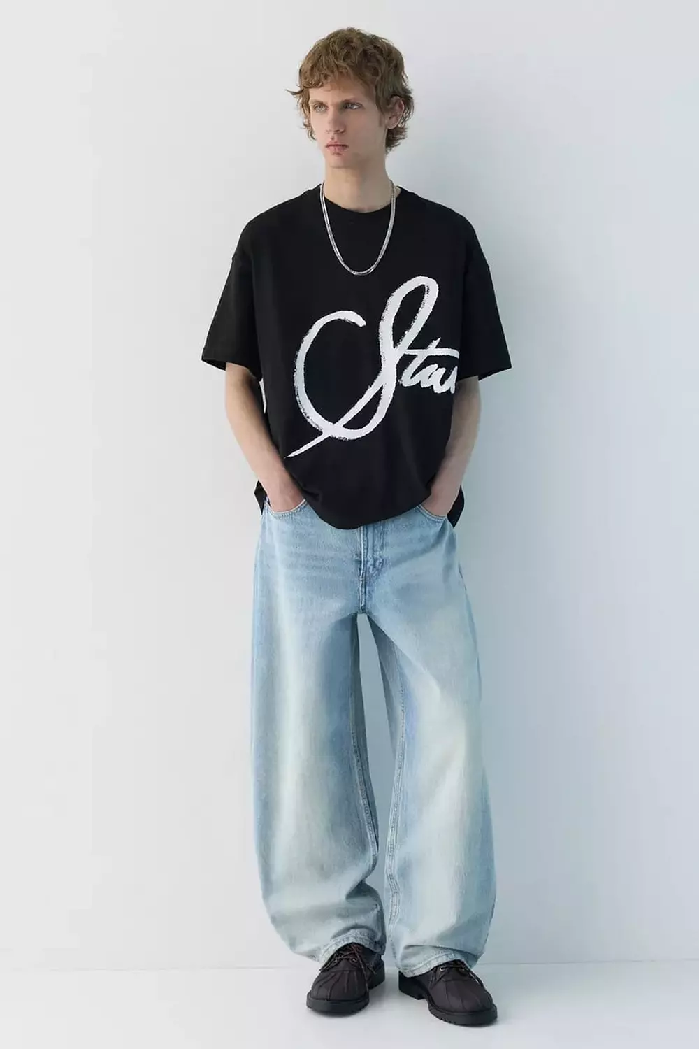 PULL&BEAR STWD GRAFFITI T-SHIRT  7
