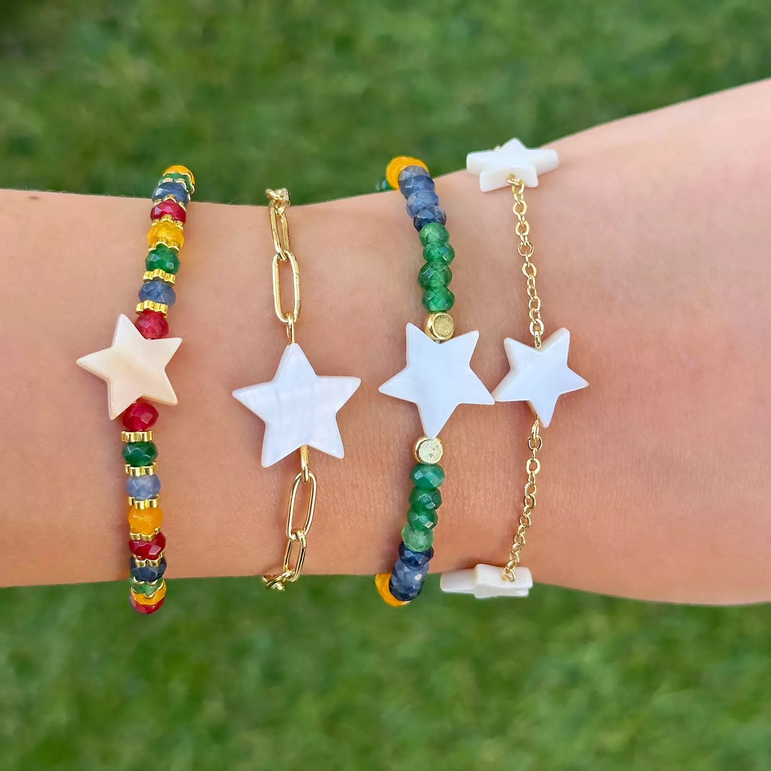 Tropical bracelets set 